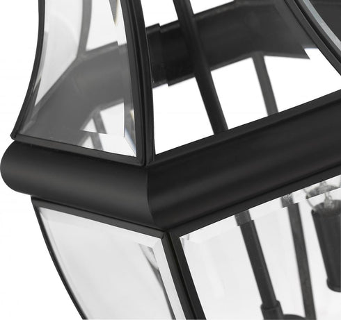 Z-Lite Westover 2 Light Outdoor Pier Mounted Fixture in Black Finish Model: 580PHM-533PM-BK