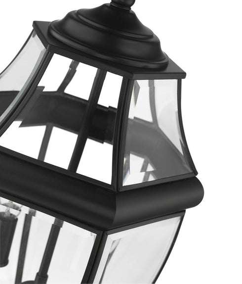 Z-Lite Westover 2 Light Outdoor Post Mount Fixture in Black Finish Model: 580PHM-BK