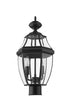 Z-Lite Westover 2 Light Outdoor Post Mount Fixture in Black Finish Model: 580PHM-BK