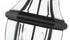 Z-Lite Westover 3 Light Outdoor Chain Mount Ceiling Fixture in Black Finish Model: 580CHB-BK