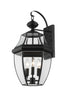 Z-Lite Westover 3 Light Outdoor Wall Light in Black Finish Model: 580B-BK