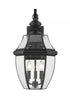 Z-Lite Westover 3 Light Outdoor Wall Light in Black Finish Model: 580B-BK
