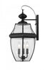 Z-Lite Westover 3 Light Outdoor Wall Light in Black Finish Model: 580B-BK
