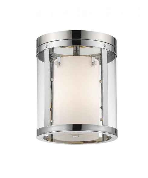 Z-Lite Willow 3 Light Flush Mount in Brushed Nickel Finish Model: 426F-BN