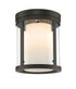 Z-Lite Willow 3 Light Flush Mount in Brushed Nickel Finish Model: 426F-BN