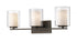 Z-Lite Willow 3 Light Vanity in Brushed Nickel Finish Model: 426-3V-BN