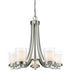 Z-Lite Willow 5 Light Chandelier in Brushed Nickel Finish Model: 426-5-BN
