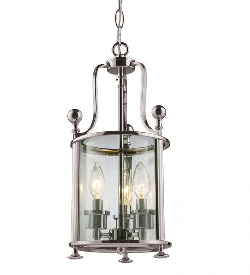 Z-Lite Wyndham 3 Light Pendant in Brushed Nickel Finish Model: 191-3