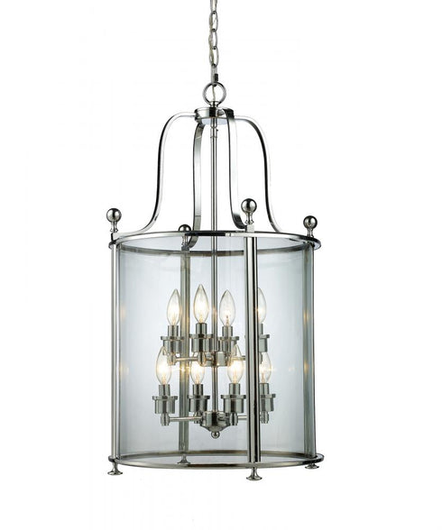Z-Lite Wyndham 8 Light Chandelier in Chrome Finish Model: 134-8