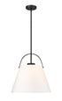Z-Lite Z-Studio 1 Light Pendant in Brushed Nickel Finish Model: 743P18-BN