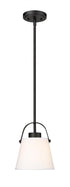 Z-Lite Z-Studio 1 Light Pendant in Brushed Nickel Finish Model: 743P8-BN