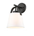 Z-Lite Z-Studio 1 Light Wall Sconce in Brushed Nickel Finish Model: 743-1S-BN