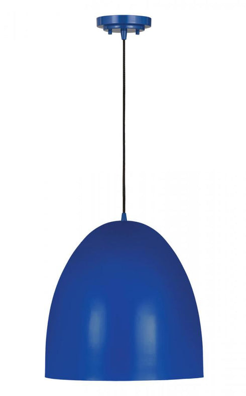 Z-Lite Z-Studio 3 Light Pendant in Blue Finish Model: 6012P19-BLU