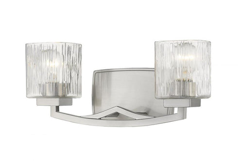 Z-Lite Zaid 2 Light Vanity in Brushed Nickel Finish Model: 1929-2V-BN