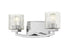 Z-Lite Zaid 2 Light Vanity in Brushed Nickel Finish Model: 1929-2V-BN