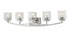 Z-Lite Zaid 5 Light Vanity in Brushed Nickel Finish Model: 1929-5V-BN