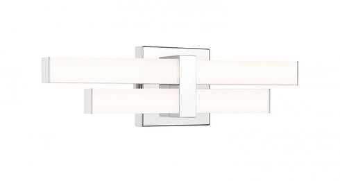 Z-Lite Zane 2 Light Vanity in Brushed Nickel Finish Model: 1008-18W-BN-LED
