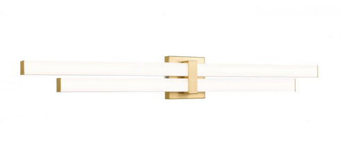 Z-Lite Zane 2 Light Vanity in Brushed Nickel Finish Model: 1008-40W-BN-LED
