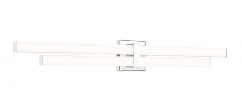 Z-Lite Zane 2 Light Vanity in Brushed Nickel Finish Model: 1008-40W-BN-LED