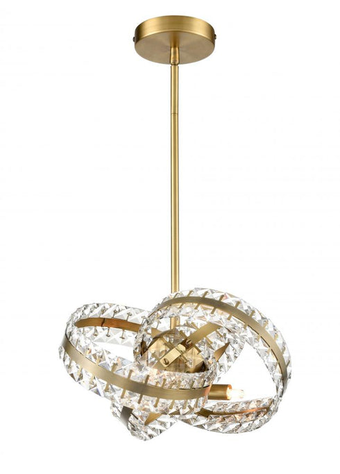ZEEV Lighting 4 Light Knot in Brass Finish Model: P30095-4-AGB