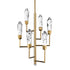 ZEEV Lighting Angelus 18 Inch LED 7 Light Crystal Tier Chandelier in Aged Brass Model: CD11425-LED-7-AGB