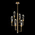 ZEEV Lighting Angelus 18 Inch LED 7 Light Crystal Tier Chandelier in Aged Brass Model: CD11425-LED-7-AGB