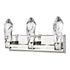 ZEEV Lighting Angelus 19 Inch LED 3 Light Crystal Bath Light in Polished Nickel Model: VL11432-LED-3-PN