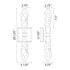 Zeev Lighting ANGELUS 2 Light LED 3CCT 2 Light Crafted Crystal in Satin Brushed Black Duo Wall Sconce Model: WS11412-LED-2-SBB