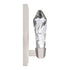 ZEEV Lighting Angelus LED 1 Light Crystal Vertical Wall Sconce in Matte White Model: WS11406-LED-1-MW