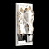 ZEEV Lighting Angelus LED 1 Light Crystal Vertical Wall Sconce in Polished Nickel Model: WS11407-LED-1-PN