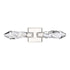 ZEEV Lighting Angelus LED 2 Light Crystal Duo Wall Sconce in Polished Nickel Model: WS11411-LED-2-PN
