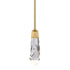 Zeev Lighting ANGELUS LED 3CCT Inimitable Crafted Crystal in Aged Brass Mini Pendant Model: MP11401-LED-AGB
