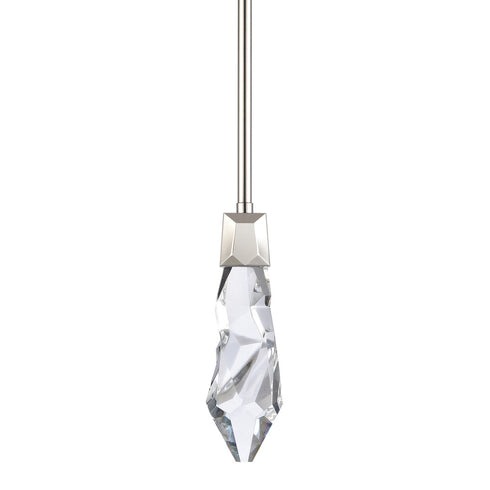 Zeev Lighting ANGELUS LED 3CCT Inimitable Crafted Crystal in Aged Brass Mini Pendant Model: MP11401-LED-AGB