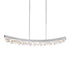 ZEEV Lighting ARCUS LED 3CCT 48 Inch Unique Curved Crystal in Aged Brass Linear Pendant Light Model: PL11613-LED-48-AGB
