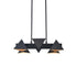 Zeev Lighting AVANTE 6 Light 6 Light Geometric Triangular in Matte Black Linear Pendant Model: CD10033-6-MBK