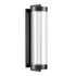 ZEEV Lighting Claro Outdoor LED 35 Inch Round Glass Crystal Sconce in Matte Black Model: EW11115-LED-35R-MBK