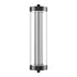 ZEEV Lighting Claro Outdoor LED 35 Inch Round Glass Crystal Sconce in Matte Black Model: EW11115-LED-35R-MBK