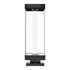 ZEEV Lighting Claro Outdoor LED 35 Inch Square Glass Crystal Bollard in Matte Black Model: EBP11112-LED-35S-MBK