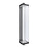 ZEEV Lighting Claro Outdoor LED 50 Inch Square Glass Crystal Sconce in Matte Black Model: EW11104-LED-50S-MBK