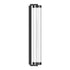 ZEEV Lighting Claro Outdoor LED 72 Inch Round Glass Crystal Sconce in Matte Black Model: EW11117-LED-72R-MBK
