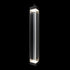 ZEEV Lighting Claro Outdoor LED 72 Inch Square Glass Crystal Sconce in Matte Black Model: EW11105-LED-72S-MBK