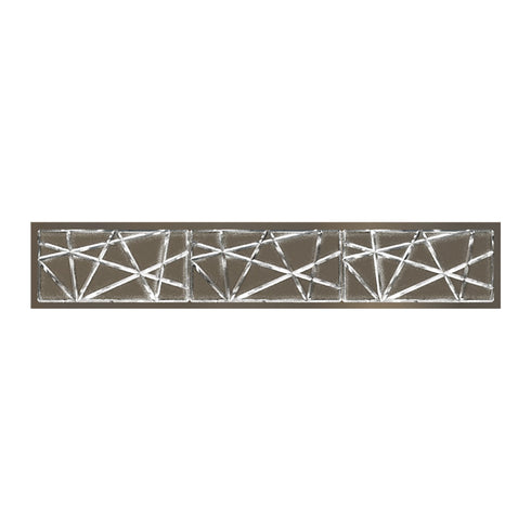 Zeev Lighting LUCUS 2 Light LED 3CCT 27 Inch Thick Engraved Crystals in Polished Nickel Vanity Light Model: VL11511-LED-24B-PN