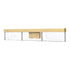 ZEEV Lighting Lucus 26 Inch LED Sleek Crystal Vanity in Aged Brass Model: VL11504-LED-24A-AGB