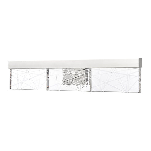 ZEEV Lighting Lucus 26 Inch LED Sleek Crystal Vanity in Polished Nickel Model: VL11505-LED-24A-PN