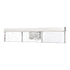 ZEEV Lighting Lucus 26 Inch LED Sleek Crystal Vanity in Polished Nickel Model: VL11505-LED-24A-PN