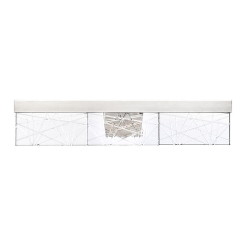 ZEEV Lighting Lucus 26 Inch LED Sleek Crystal Vanity in Polished Nickel Model: VL11505-LED-24A-PN