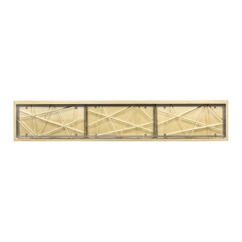ZEEV Lighting Lucus 27 Inch LED Crystal Wall Sconce in Aged Brass Model: VL11510-LED-24B-AGB