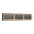 ZEEV Lighting Lucus 27 Inch LED Crystal Wall Sconce in Satin Brushed Black Model: VL11512-LED-24B-SBB