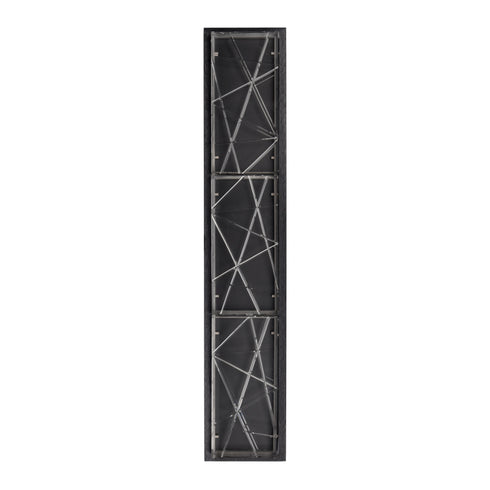 ZEEV Lighting Lucus 27 Inch LED Crystal Wall Sconce in Satin Brushed Black Model: VL11512-LED-24B-SBB