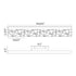 ZEEV Lighting Lucus 35 Inch LED Sleek Crystal Vanity in Aged Brass Model: VL11507-LED-36A-AGB